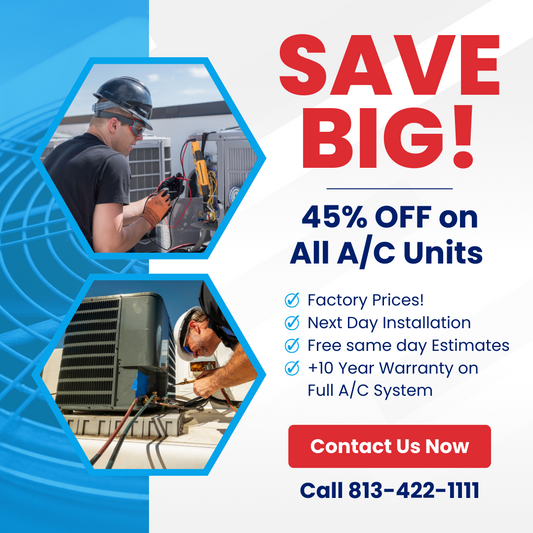 🌴 Discover Tampa Bay's HVAC Mega Sale! 🌞 Special Limited Time Offer - Act Now!