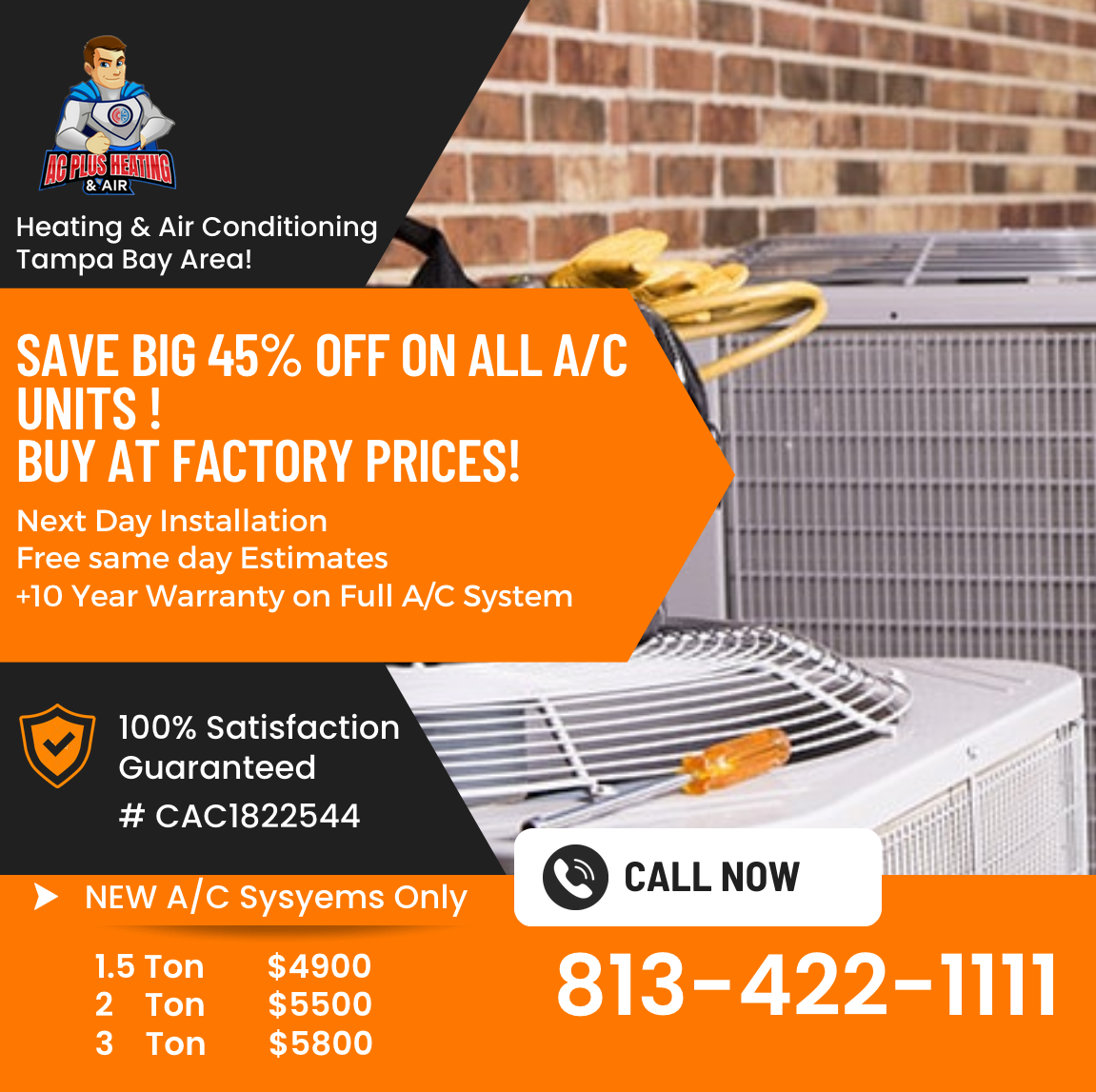 ๐ฅ Save Big! 45% OFF on All A/C Units ๐ Special Limited Time Offer ...